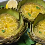 Alcachofas asadas: Recetas fáciles vinagreta limón