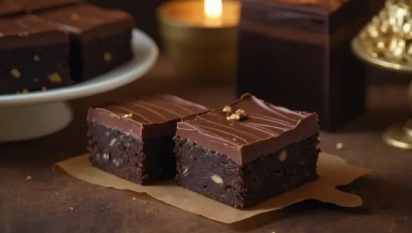 Brownies veganos sin hornear