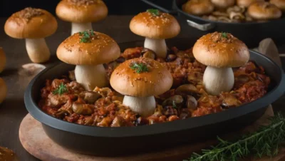 Champinones rellenos de chorizo