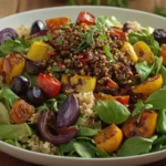 Ensalada Balsámica: Receta Deliciosa con Verduras Asadas y Quinua