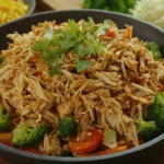 Ensalada de pollo china agridulce: Receta fácil & deliciosa