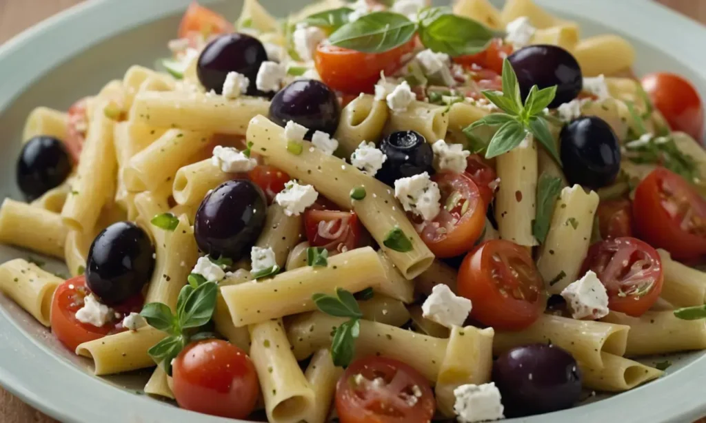 Ensalada griega de pasta