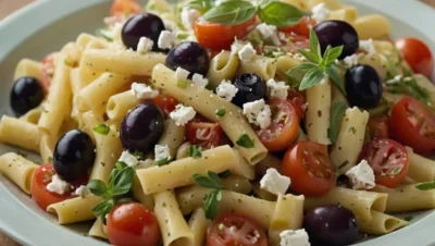 Ensalada griega de pasta