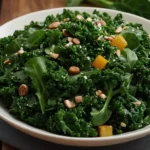 Ensalada kale masajeada: Beneficios & receta fácil