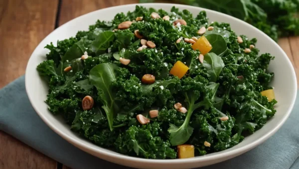 Ensalada kale masajeada