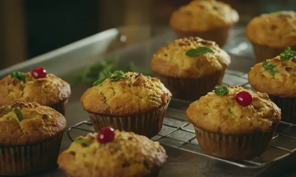 Muffins de pastel de carne