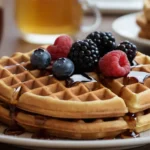 Waffles crujientes sin cereales