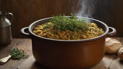 alcachofas rellenas italianas en olla de cocción lenta