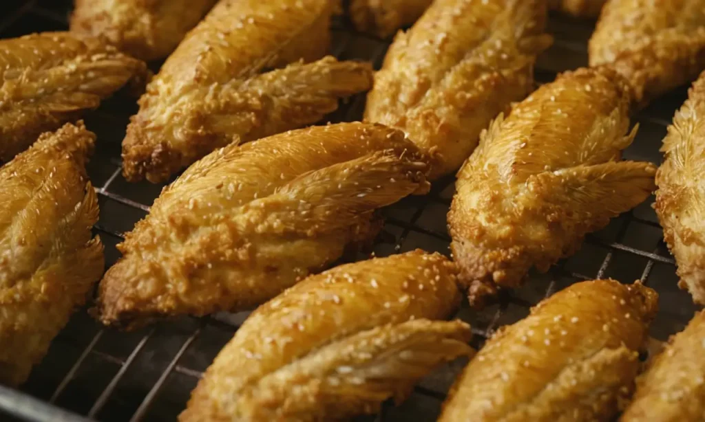 alitas de pollo crujientes al horno