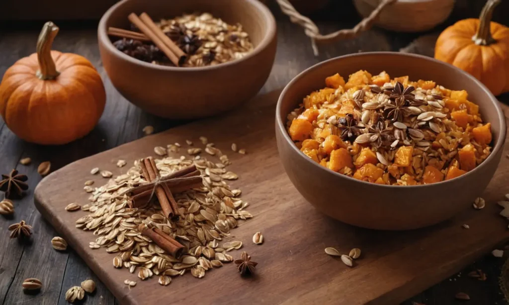 avena al horno con calabaza