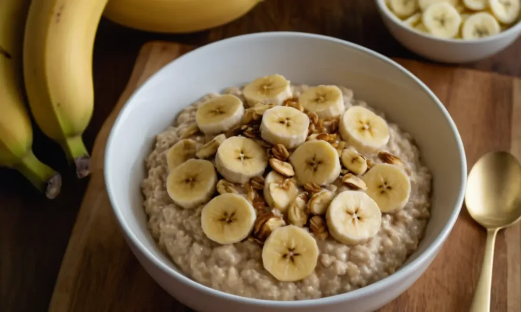 avena al horno con plátano