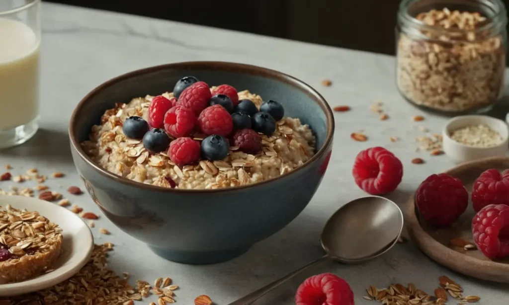 avena horneada con frutos rojos