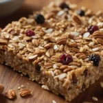 barras de granola sin hornear
