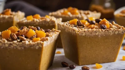 barras de proteína de calabaza