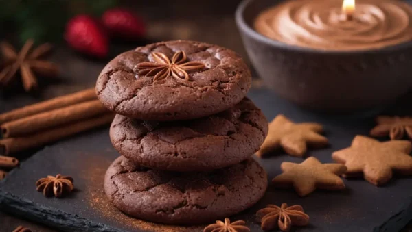 cacao caliente con pan de jengibre sin lácteos