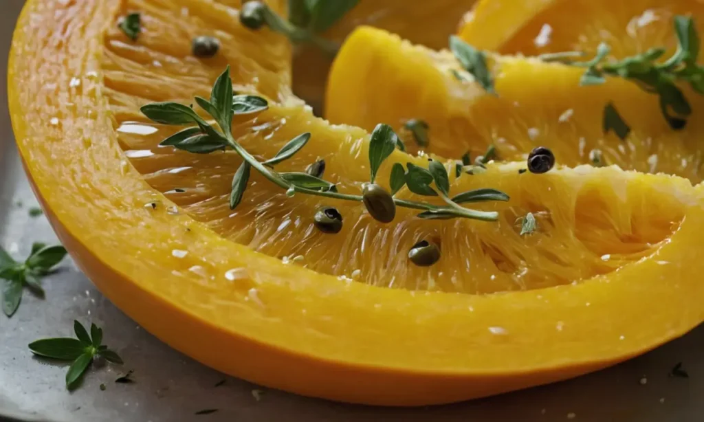 calabaza delicata asada