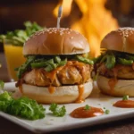 Deslizadores sloppy joe pollo olla cocción lenta: receta fácil