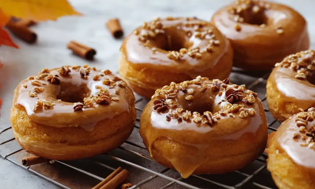 donuts de calabaza al horno