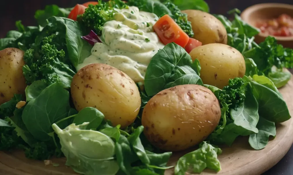 ensalada de papa baja en carbohidratos