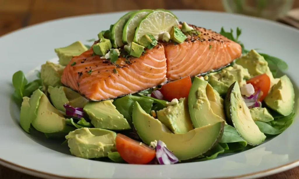 ensalada de salm贸n