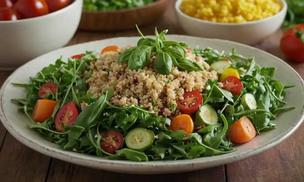 ensalada quinua rucula