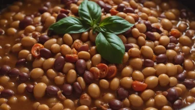 frijoles horneados instantáneos
