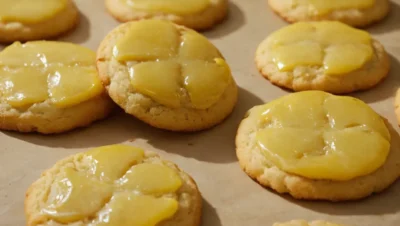 galletas de mantequilla de limón sin gluten