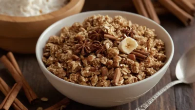 granola de arce y canela