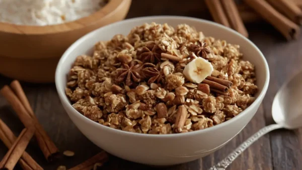 granola de arce y canela
