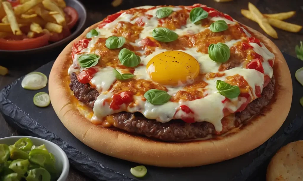 hamburguesa de pizza