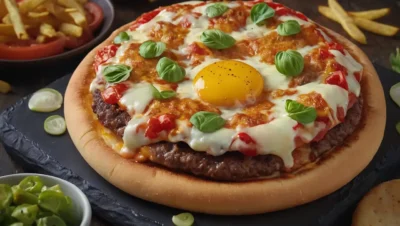 hamburguesa de pizza