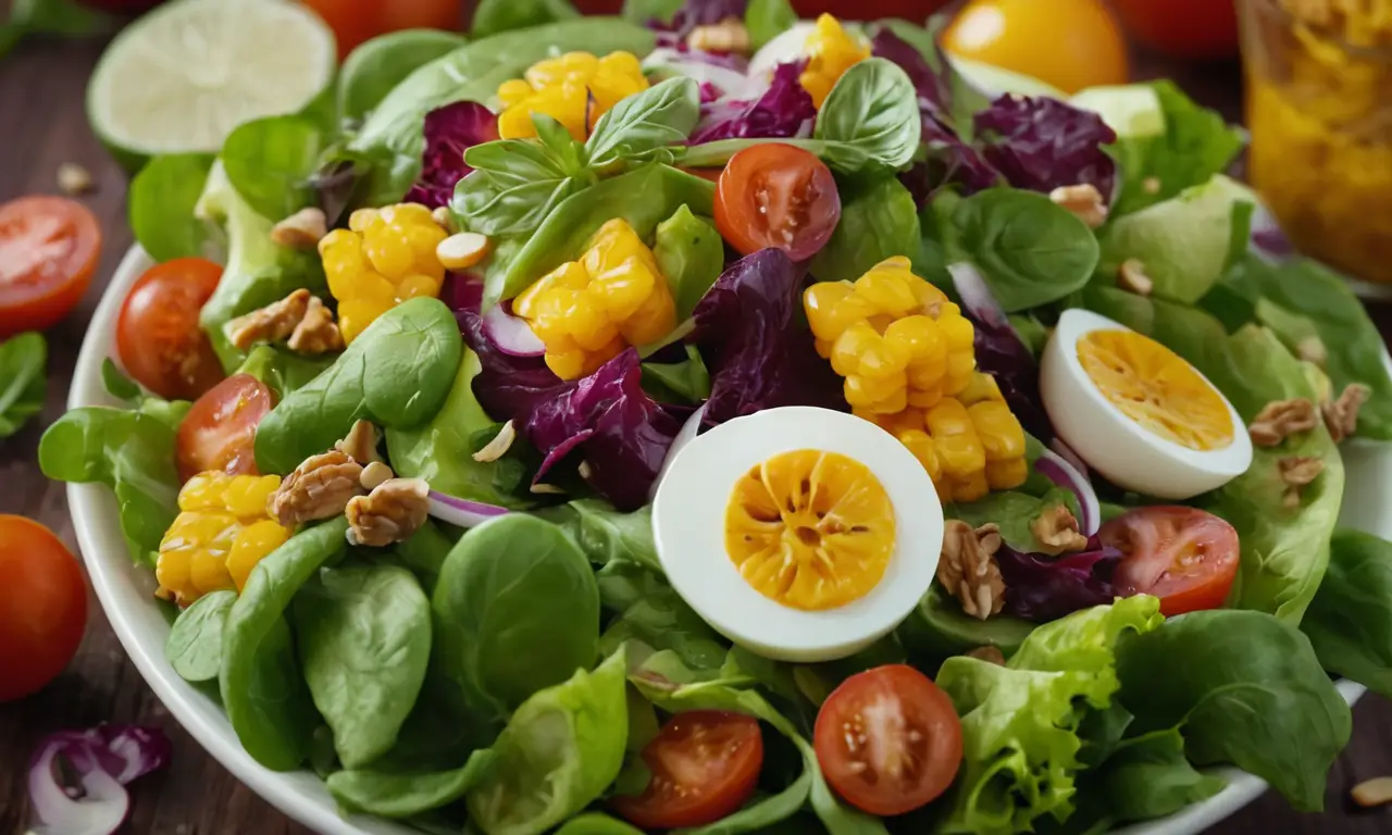 Una ensalada fresca y deliciosa