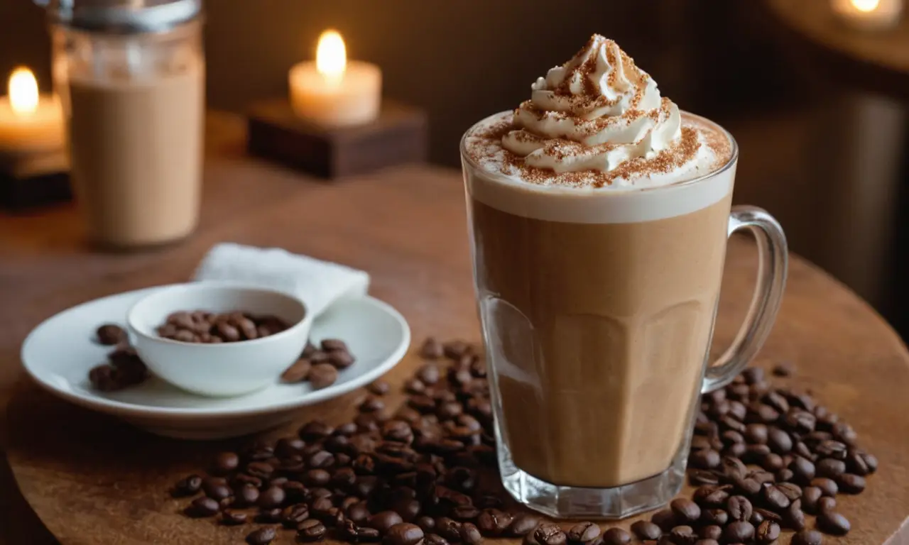 Batidos de café capuchino sin lácteos y saludables
