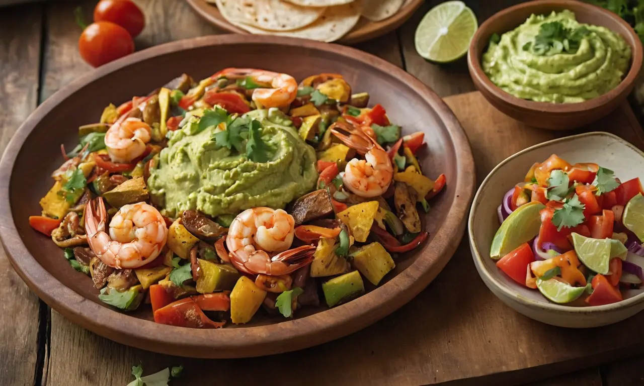 Fajitas atraen la mirada con colores y sabores