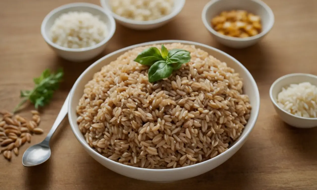 Arroz integral para comidas simples y deliciosas