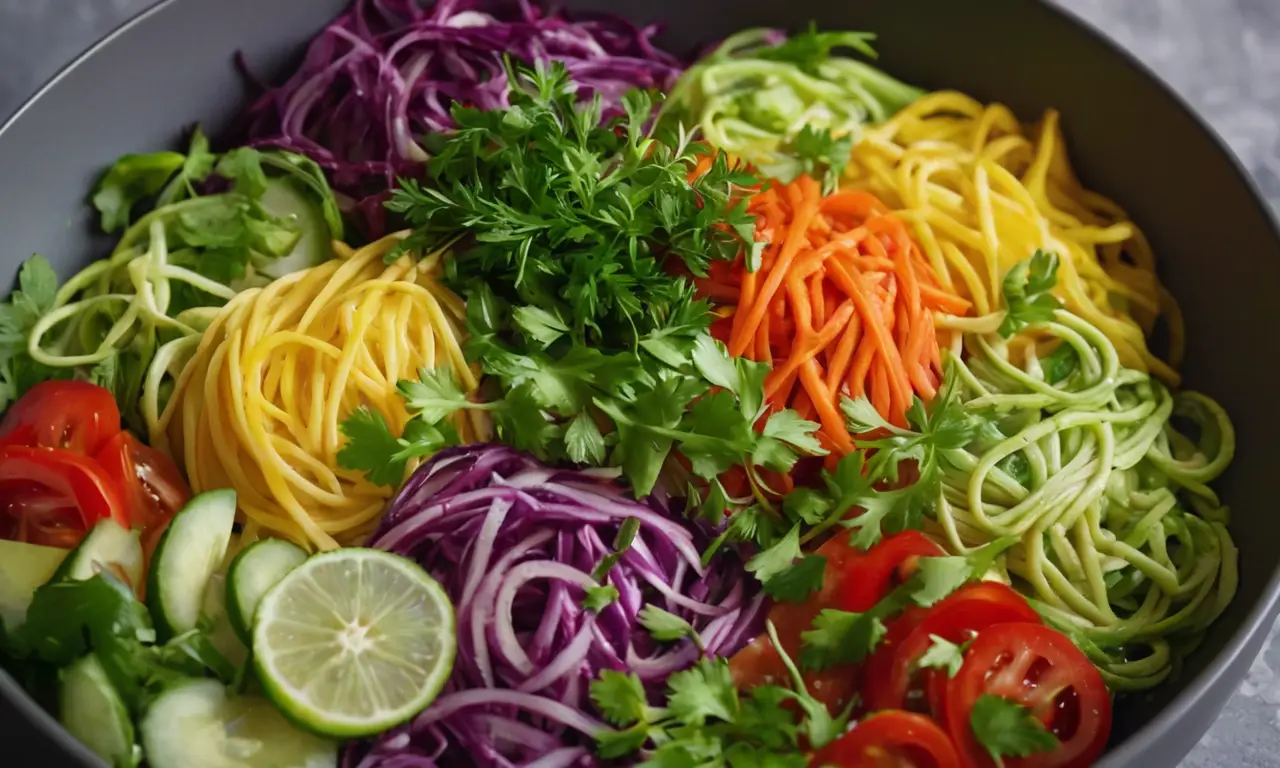 Unas verduras vibrantes para una ensalada deliciosa