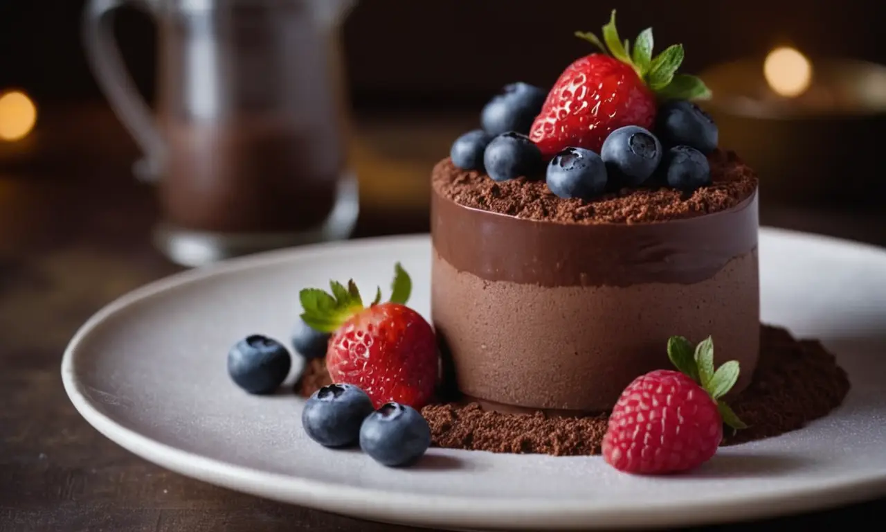 Mousse de chocolate vegano, perfecto y delicioso