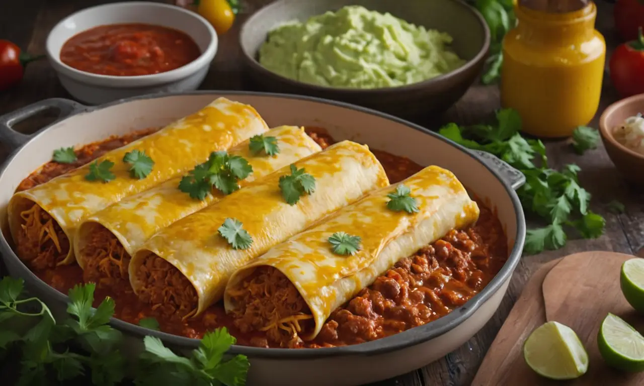 Enchiladas caseras deliciosas y fáciles