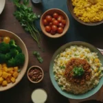 menus de preparación de comidas