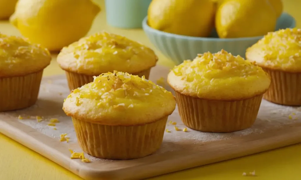 muffins de limón
