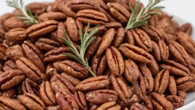 nueces tostadas con chile y romero