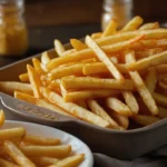 papas fritas con zanahoria al horno