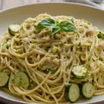Pasta Carbonara Calabacín: Receta Vegetariana
