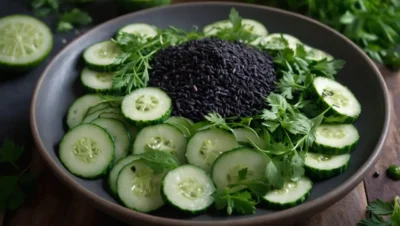 pepino albahaca mula de moscu