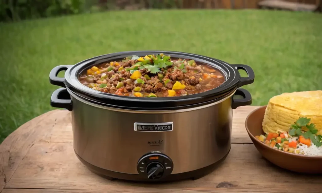 picadillo en olla de cocción lenta