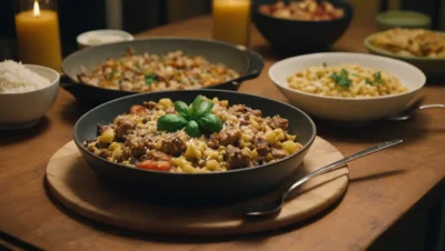 plan de comidas para el fin semana