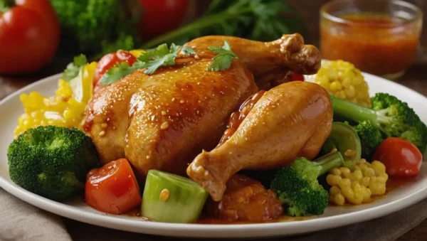 pollo agridulce saludable