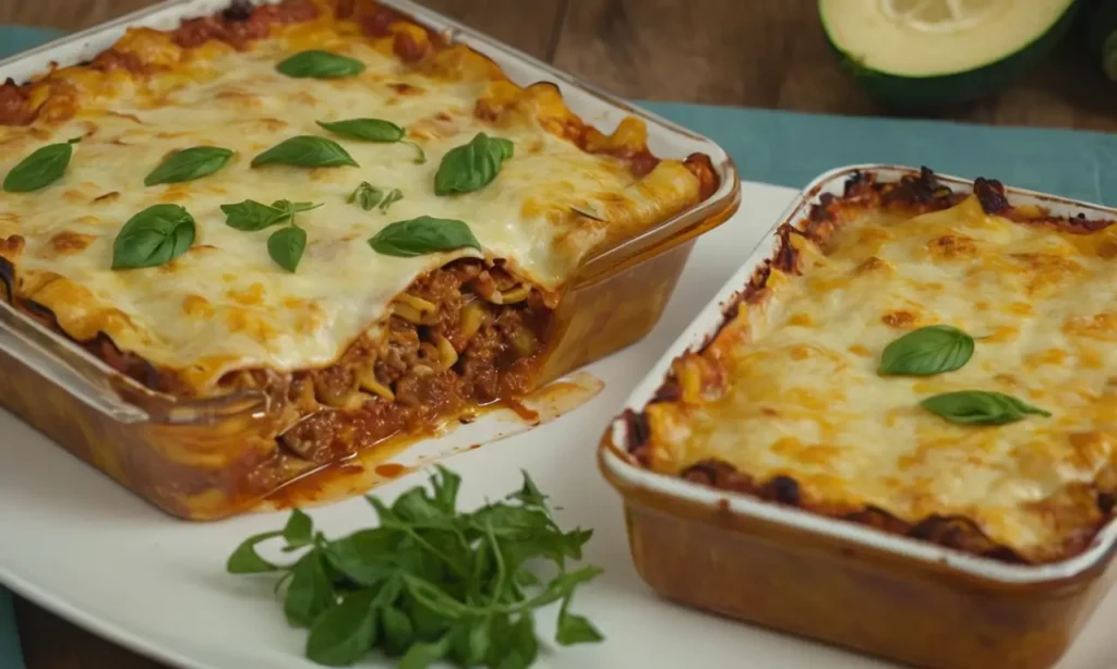 recetas lasaña calabacín