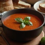 Sopa de tomate y albahaca: receta casera fácil y deliciosa