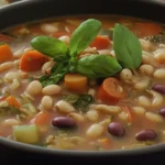 Sopa minestrone vegana: Receta tradicional deliciosa